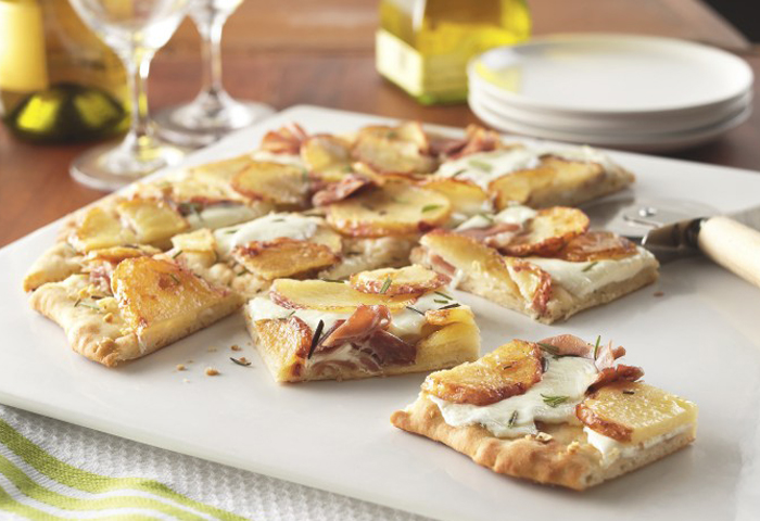 Potato Prosciutto Pizza