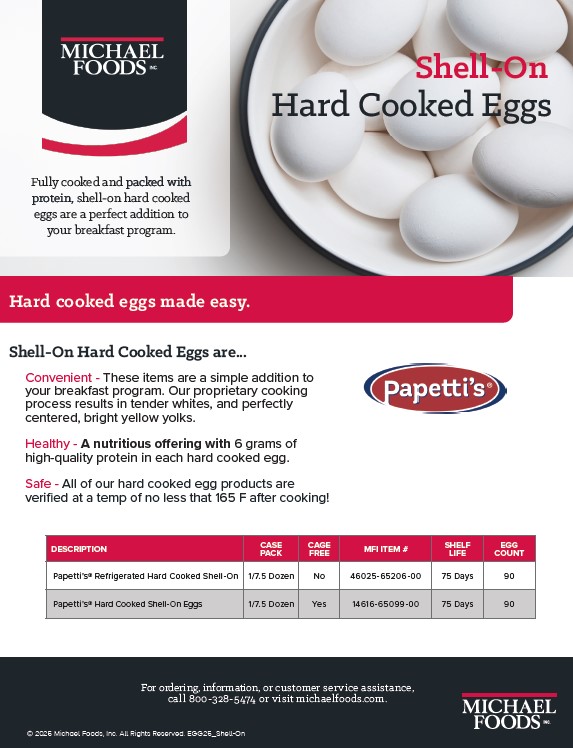 Shell On Hard Cooked Eggs