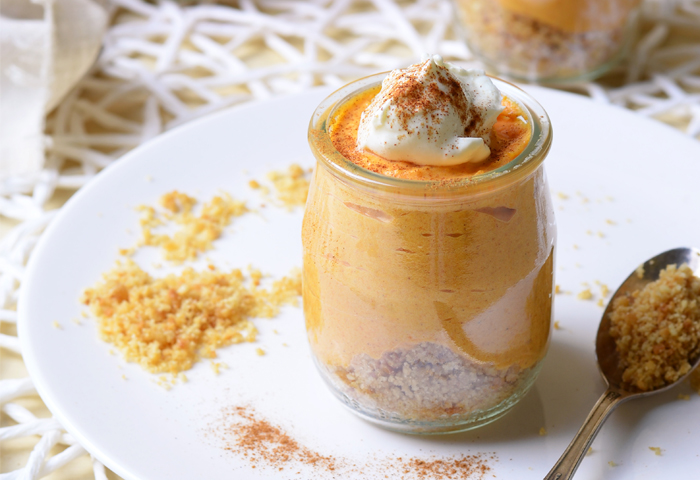 Sweet Potato Mousse Cups