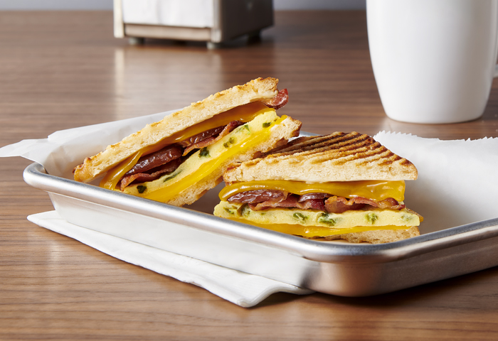 Upscale Jalapeno Popper Breakfast Panini