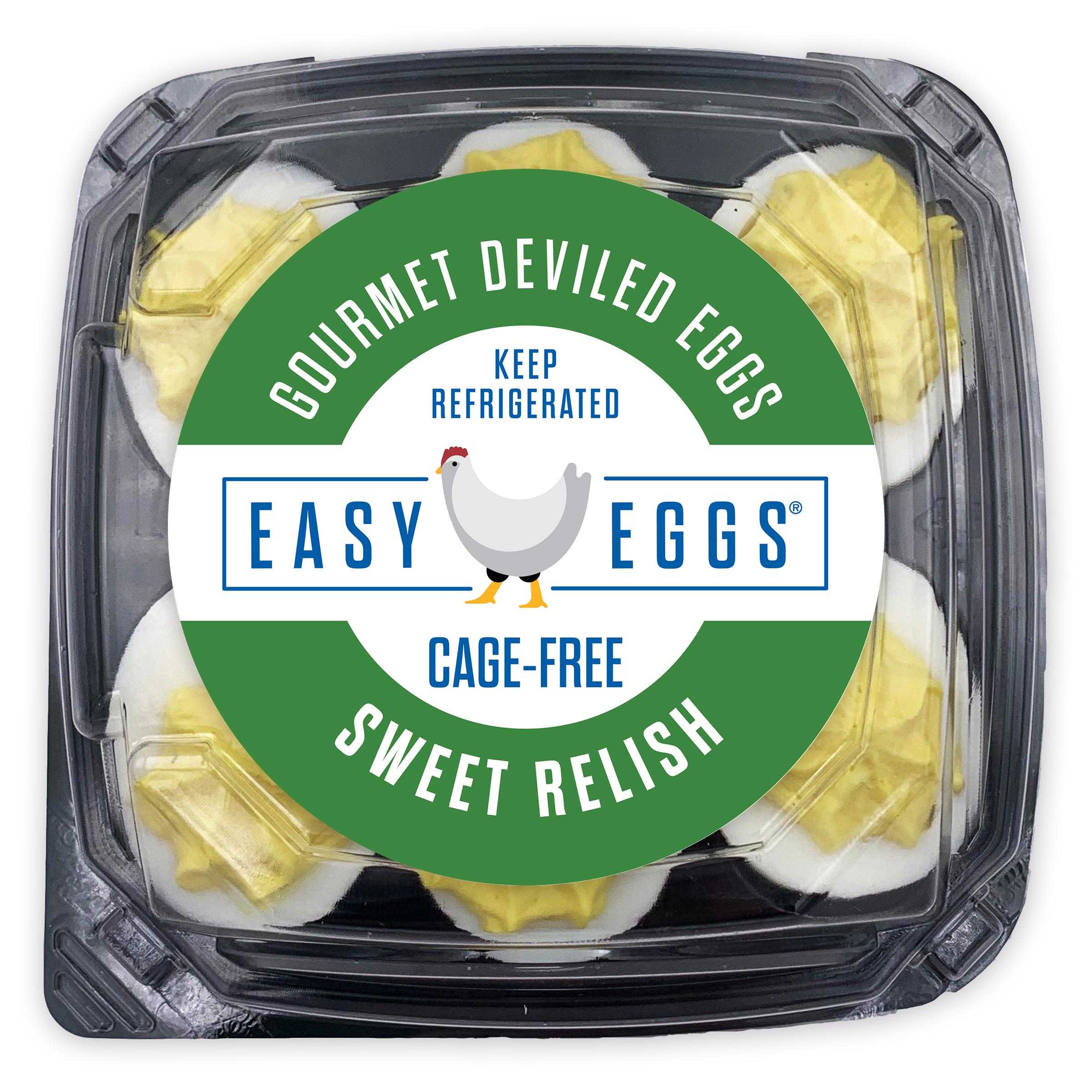 Easy Egg® American Humane Certified Cage Free Sweet Relish Flavor Deviled Egg Kit, 8/6 Count Trays