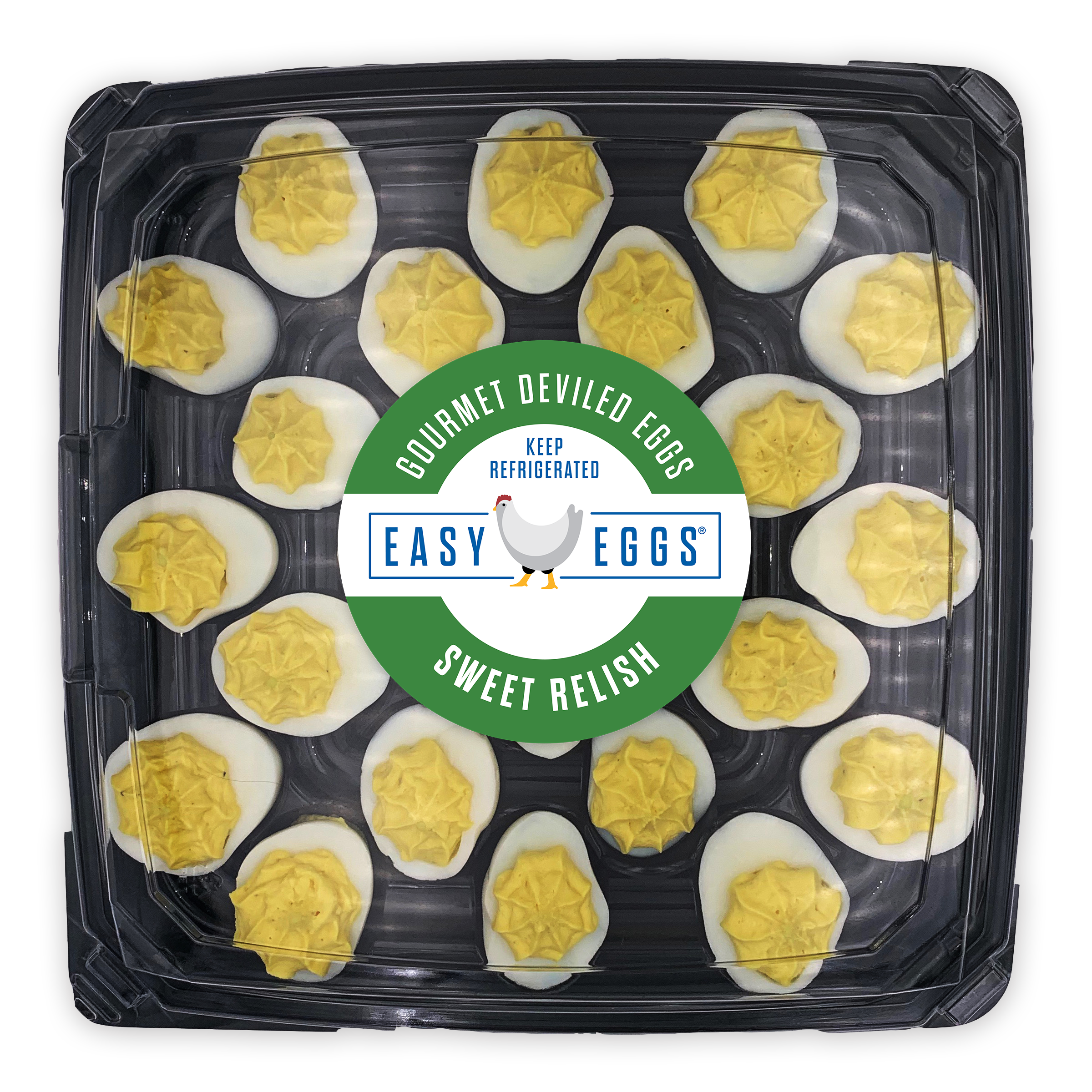 Easy Eggs® Sweet Relish Flavor Deviled Egg Kit, 4/24 Count Trays