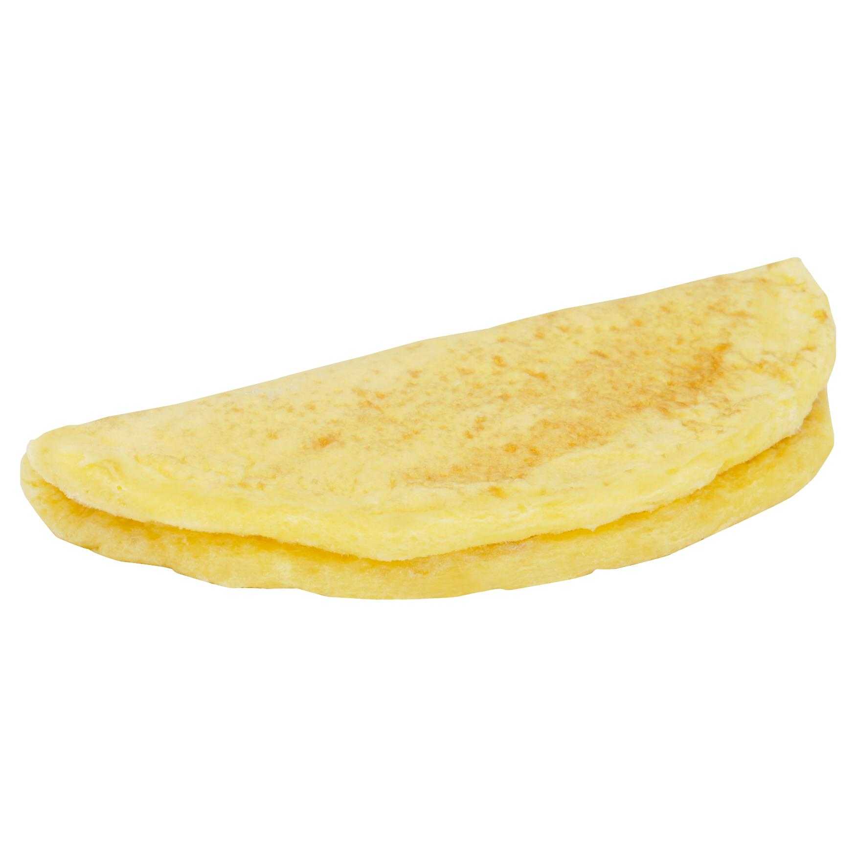 Papetti’s® Fully-Cooked 5″ x 2.25″ Singlefold Omelet filled with Cheddar Cheese, CN, 175/2.0 oz