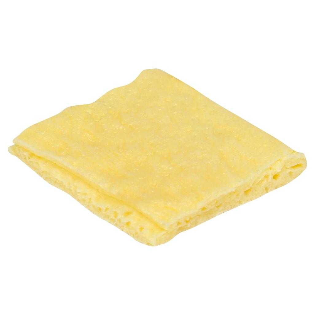 Papetti’s® Fully Cooked 3” Square Scrambled Egg Patties with Medium Browning, 120/1.5 oz