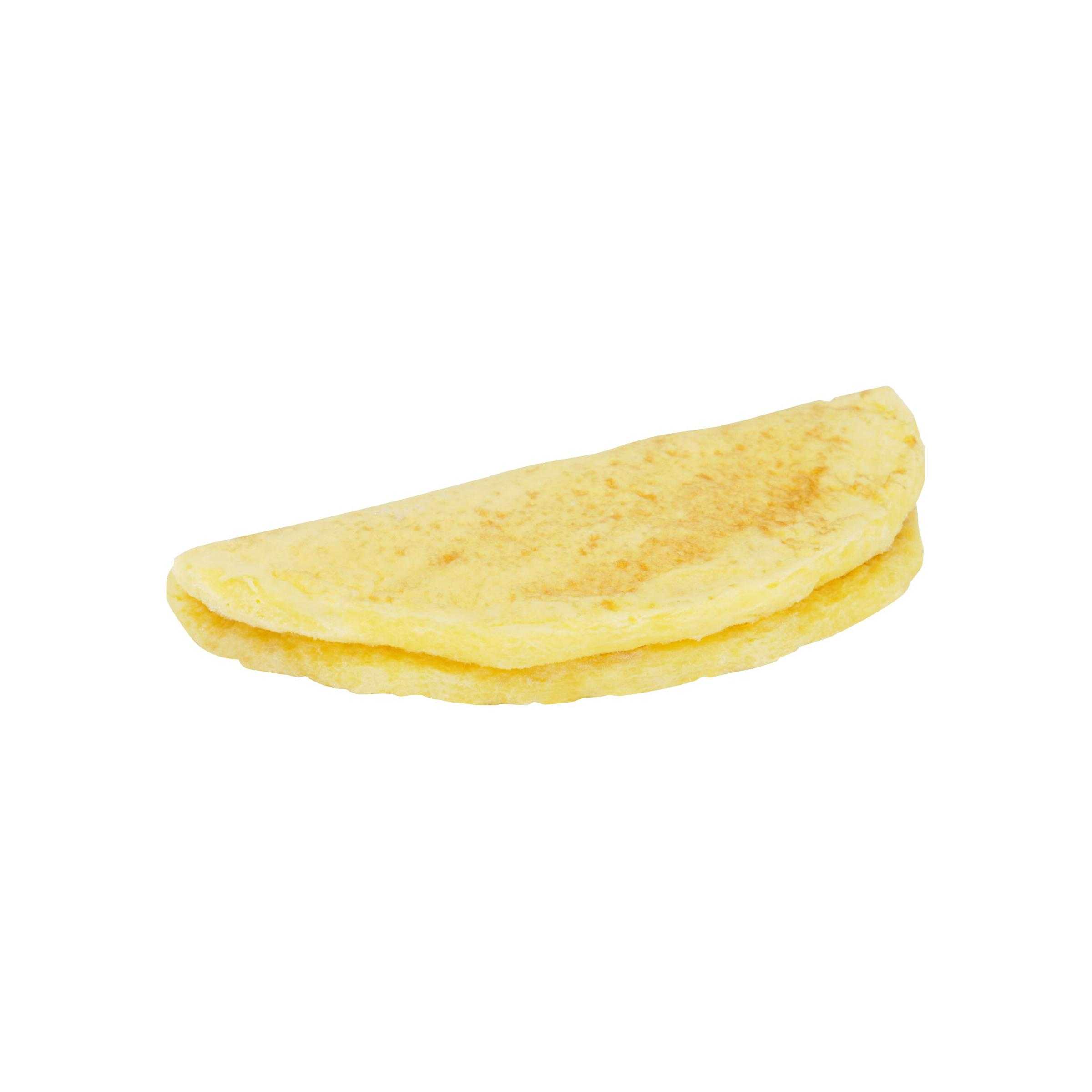 Papetti’s® Fully-Cooked 5″ x 2.5″ Singlefold Omelet filled with Colby Cheese, CN, 144/2.10 oz