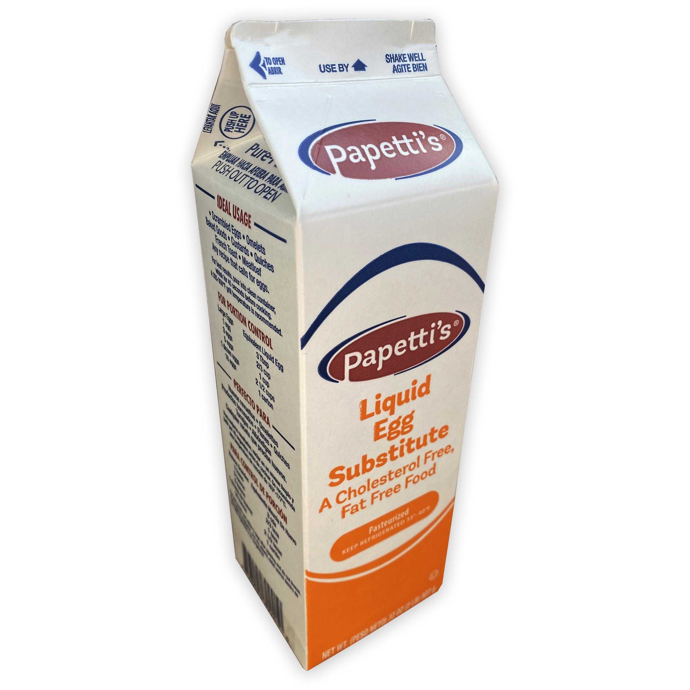Papetti’s® Better ‘n Eggs® Original Refrigerated Liquid No Fat, No Cholesterol Eggs with Added Vitamins & Minerals, 12/2 Lb Cartons